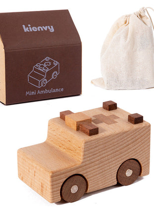 Mini-Aktion: Retro-Holzfahrzeuge | Handgefertigtes Holzspielzeug | Gopure Studio Gopure Studio
