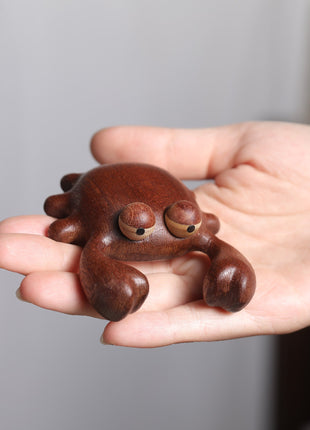 Kreativer Krabbe Kühlschrankmagnet aus Edelholz | Süße Holz-Krabbe Magnethalter | Gopure Studio Gopure Studio