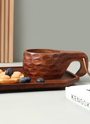 Klassische Kuksa Holzasse aus Akazienholz | Skandinavischer Outdoor-Becher | Gopure Studio Gopure Studio