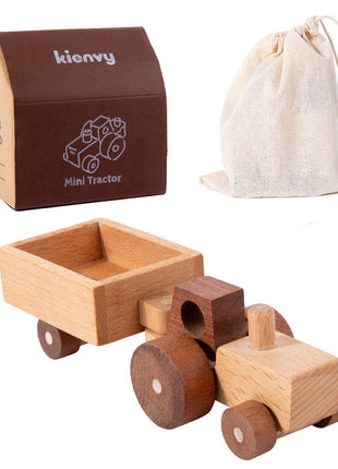 Mini-Aktion: Retro-Holzfahrzeuge | Handgefertigtes Holzspielzeug | Gopure Studio Gopure Studio