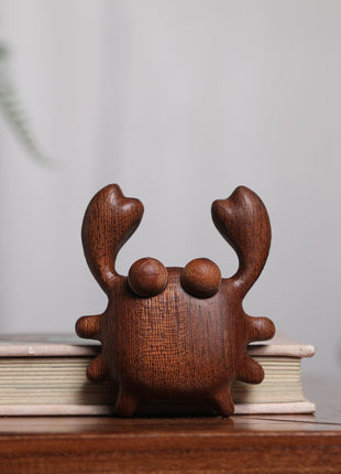 Kreativer Krabbe Kühlschrankmagnet aus Edelholz | Süße Holz-Krabbe Magnethalter | Gopure Studio Gopure Studio