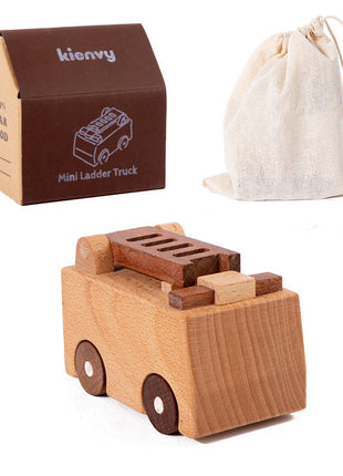 Mini-Aktion: Retro-Holzfahrzeuge | Handgefertigtes Holzspielzeug | Gopure Studio Gopure Studio