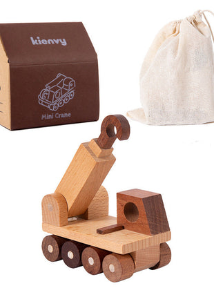Mini-Aktion: Retro-Holzfahrzeuge | Handgefertigtes Holzspielzeug | Gopure Studio Gopure Studio