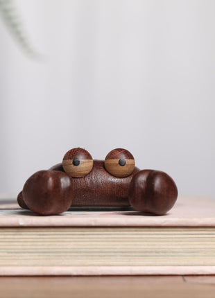 Kreativer Krabbe Kühlschrankmagnet aus Edelholz | Süße Holz-Krabbe Magnethalter | Gopure Studio Gopure Studio