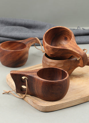 Klassische Kuksa Holzasse aus Akazienholz | Skandinavischer Outdoor-Becher | Gopure Studio Gopure Studio