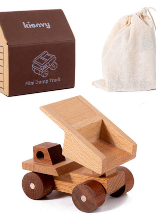 Mini-Aktion: Retro-Holzfahrzeuge | Handgefertigtes Holzspielzeug | Gopure Studio Gopure Studio